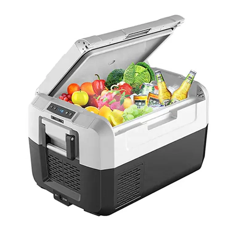 Hot Selling 35L Big Capacity Mobile Fridge Portable Camping Fridge 12V 24V Outdoor Fridge for RV Marine Camper Suv