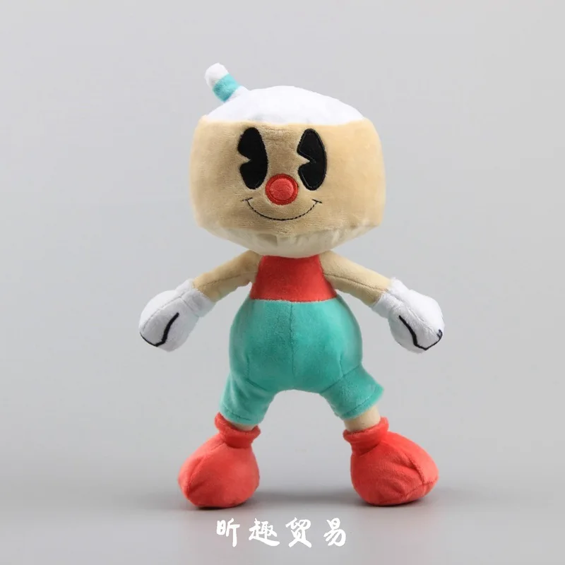 Adventure Game Cuphead Plush Toy Mugman The Devil Legendary Chalice Plush Dolls Toys for Children Gifts