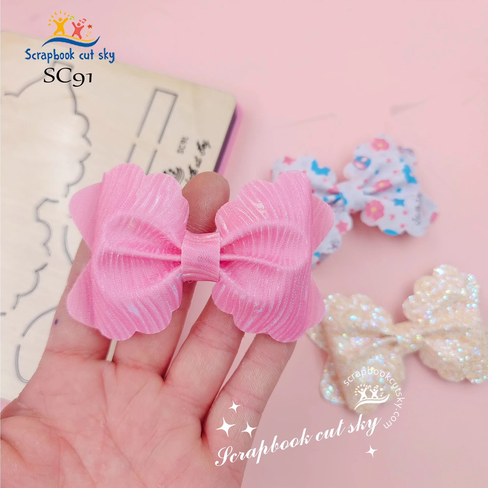 

Нож для резки древесины ScrapbookCutSky-SC91 BOW, используемый с машиной
