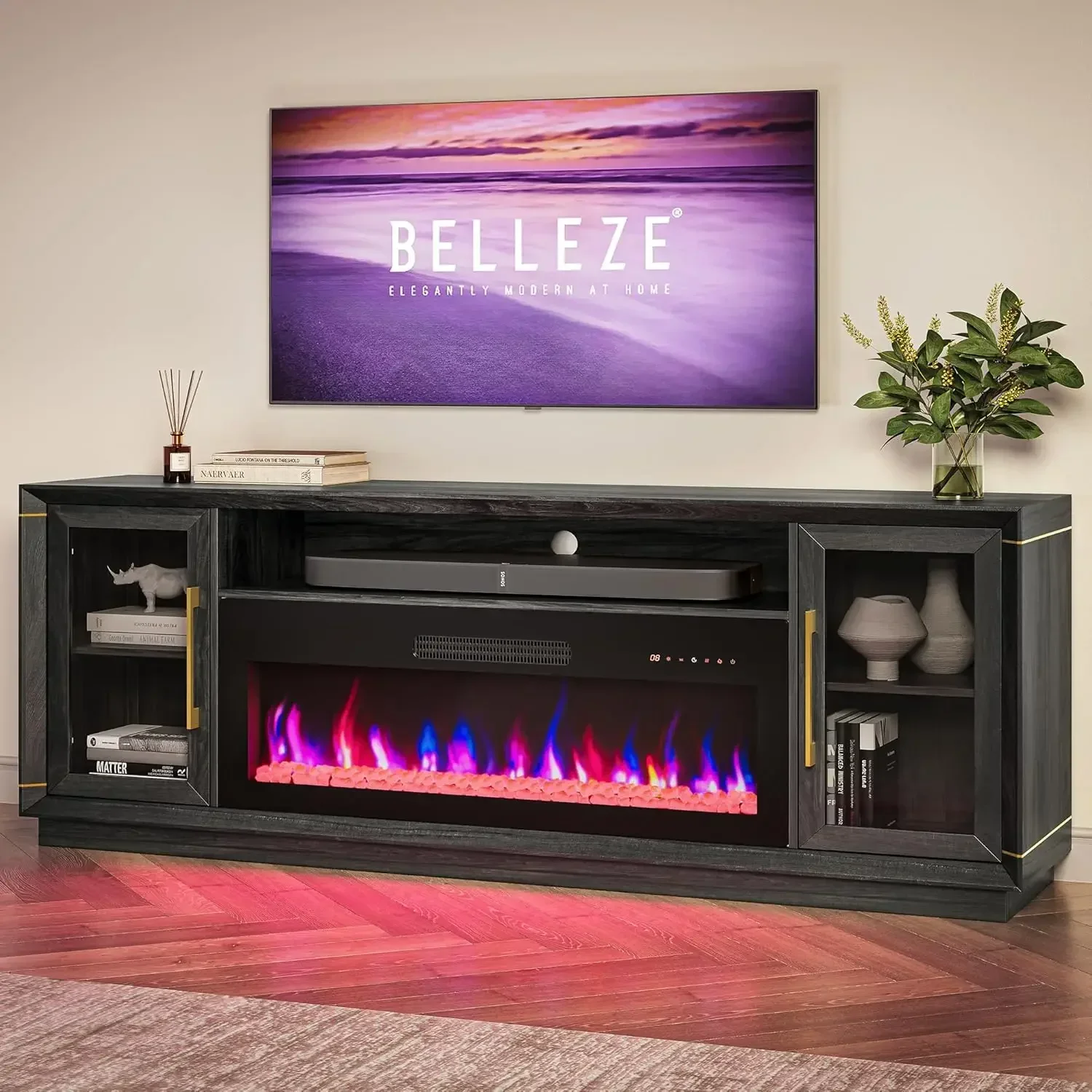 Parker 96” TV Console with Electric Fireplace: A Complete Review for Modern Living Rooms