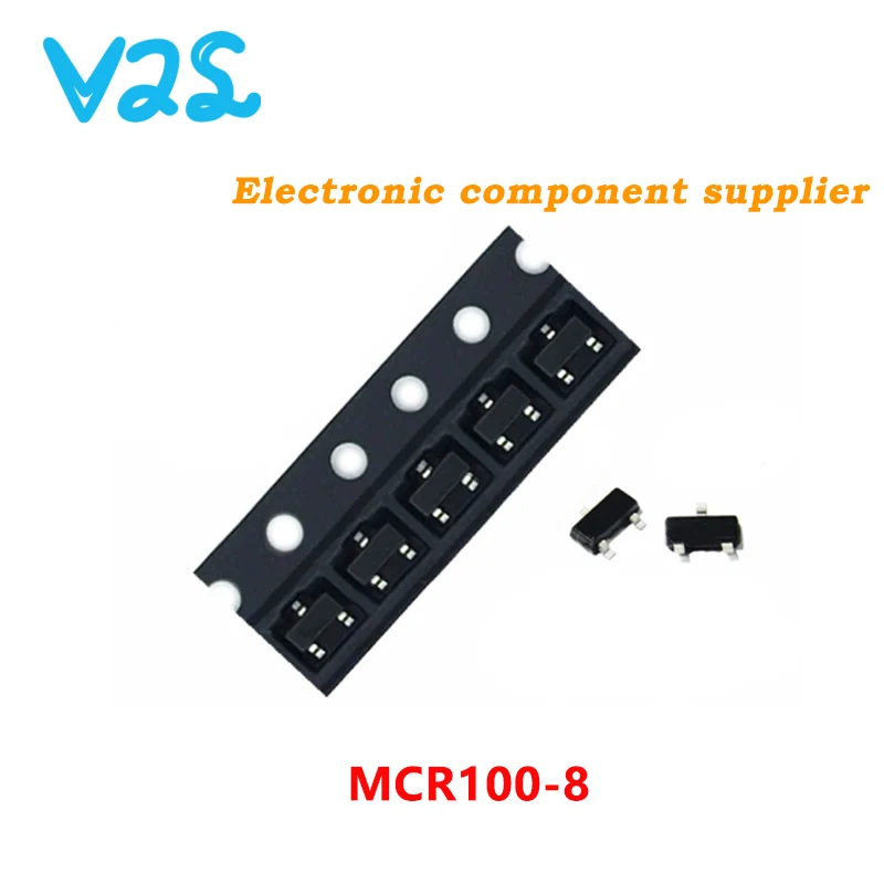 

(50pcs) 100% New MCR100-8 SOT-23 MCR100 100-8 SOT23 SOT SMD SOT23-3