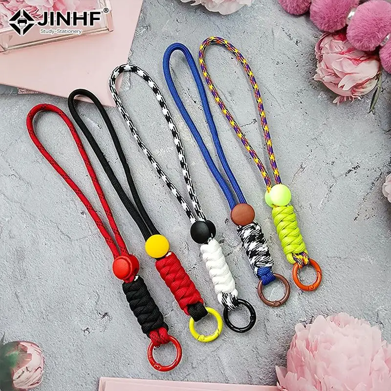 Mobile Phone Lanyard Hand-woven Sports Wrist Lanyard Outdoor Mountaineering Lanyard Phone Pendant Camera Rope Cellphone Lanyard