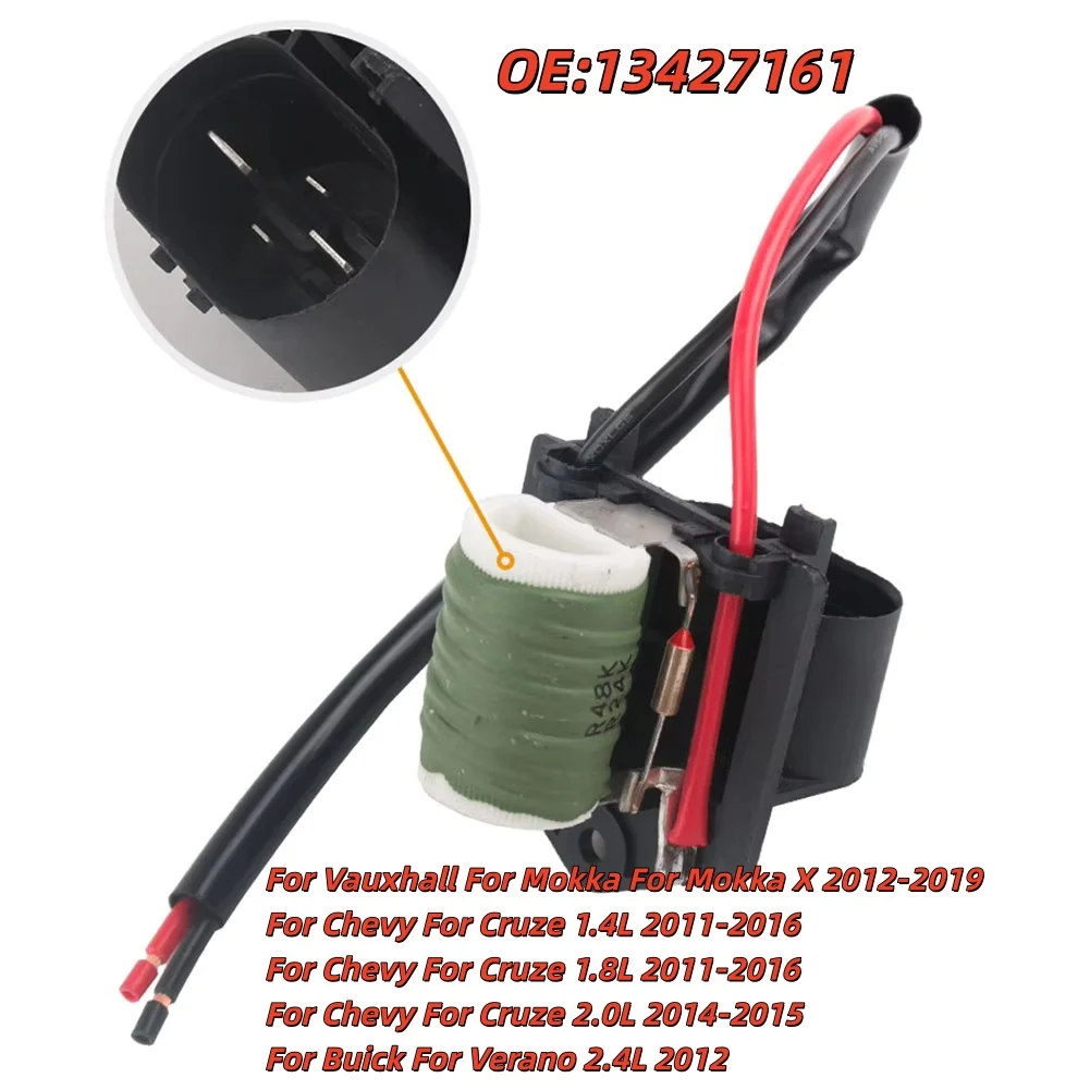 

Direct Replacement Car Blower Fan Resistor for Vauxhall For Mokka and For Mokka X 2012 2019 OE 13427161 13360890 13289627