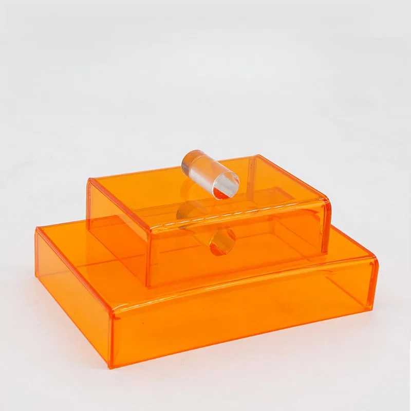 

Dental Resin Shading Box Plastic Oral Light-Proof Dentist Material Storage Case Aesthetic Protective Cover Dental Placement Box