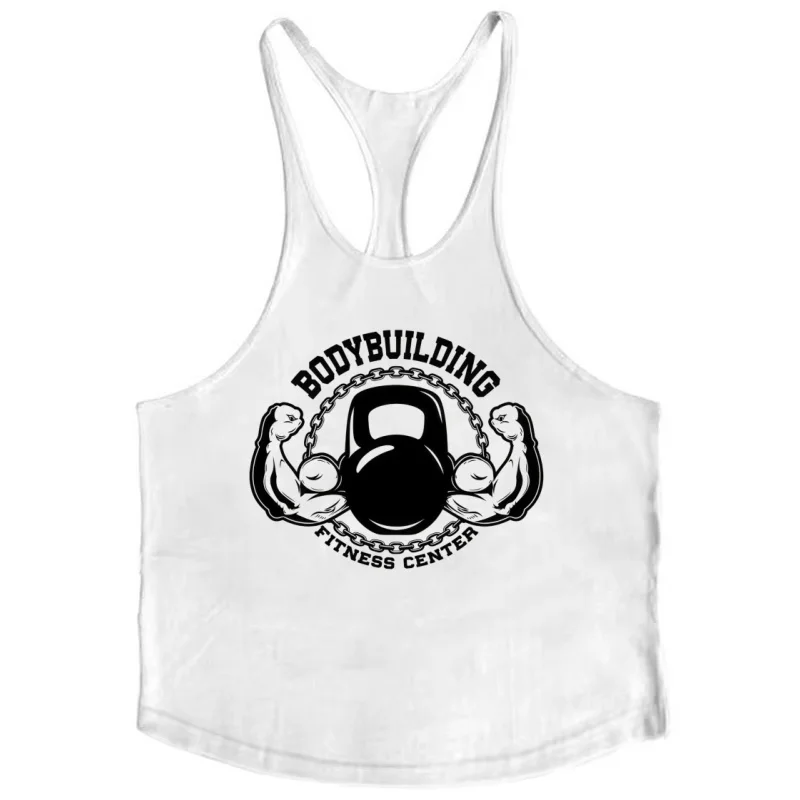 

Хлопковая спортивная майка для мужчин, майка без рукавов с узкими бретелями для бодибилдинга и прочная для тренировок и интенсивных тренировок