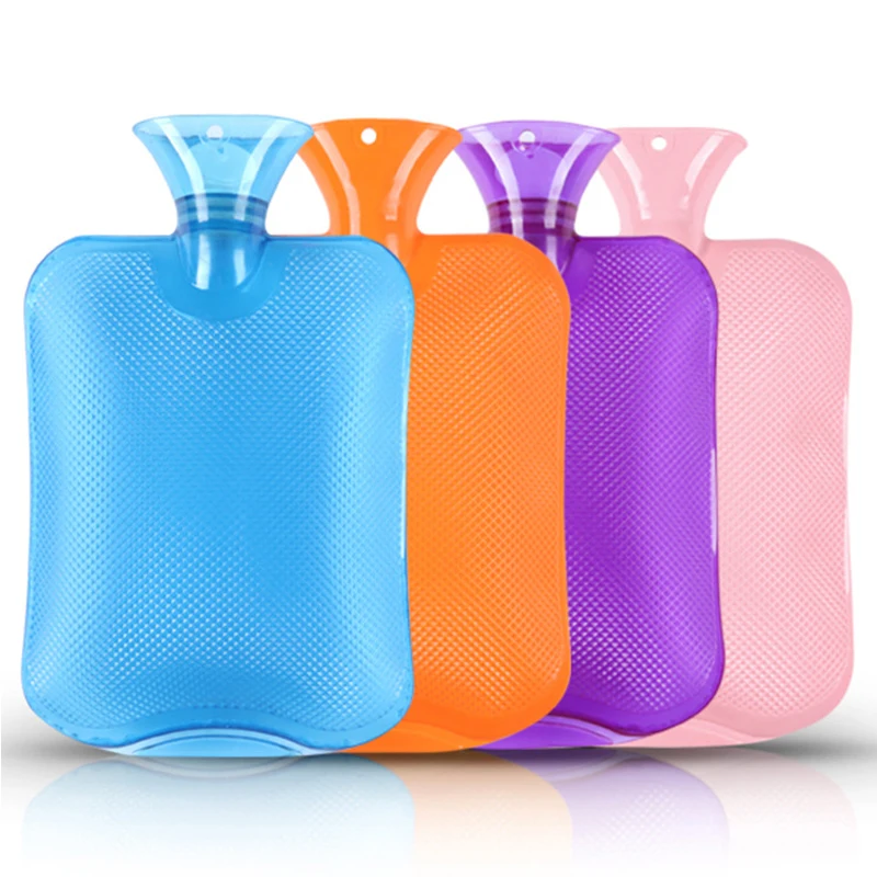 2000ml Explosion-proof Hot Water Bottle Belly Treasure Protective Warm Large Cover Winter Heat Preservation Soft Safe Removable