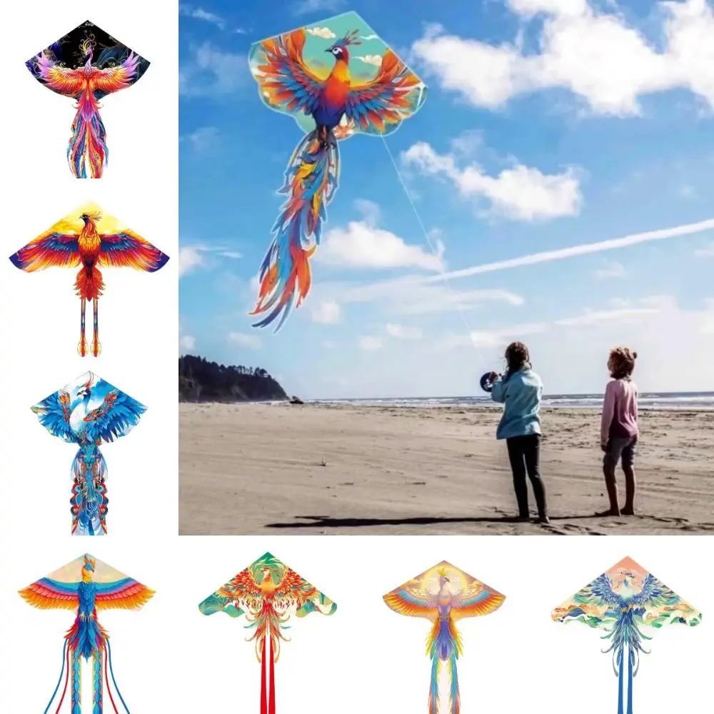 Neuer, leicht zu fliegender großer Delta-Drachen, 100 Meter Drachenschnur, guter fliegender fliegender Drachen, Kindergeschenk, schöner Phoenix-Drachen, Familienausflüge