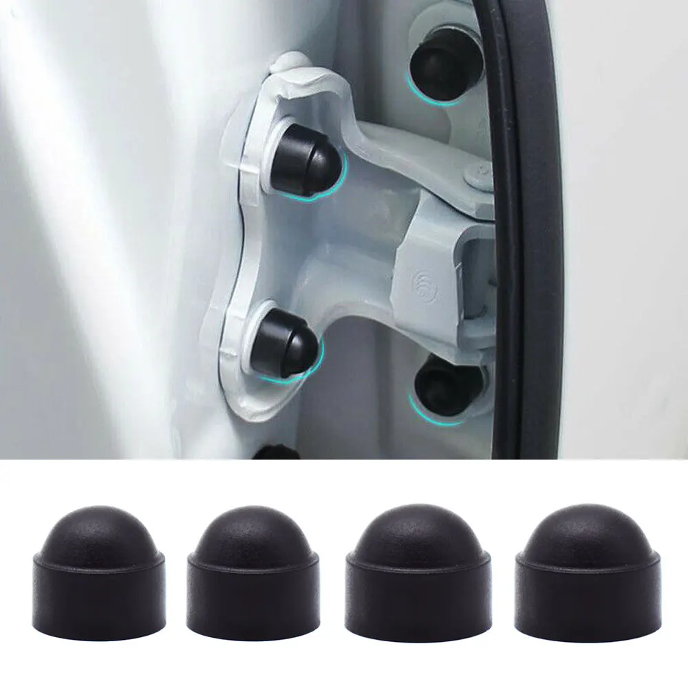 8Pcs Universal Car Screw Protection Cap Cover Bolt Nuts M8 M6 Car Door Screw Cap Nuts Cap Protection Door Lock Hinge Accessories