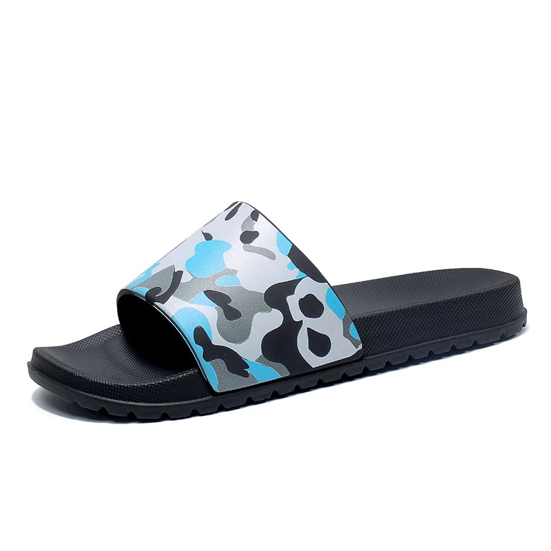 2026Men's Large Size Slip-On Sandals, Summer Beach Sandals, Non-Slip, Eva Material, Camouflage Pattern