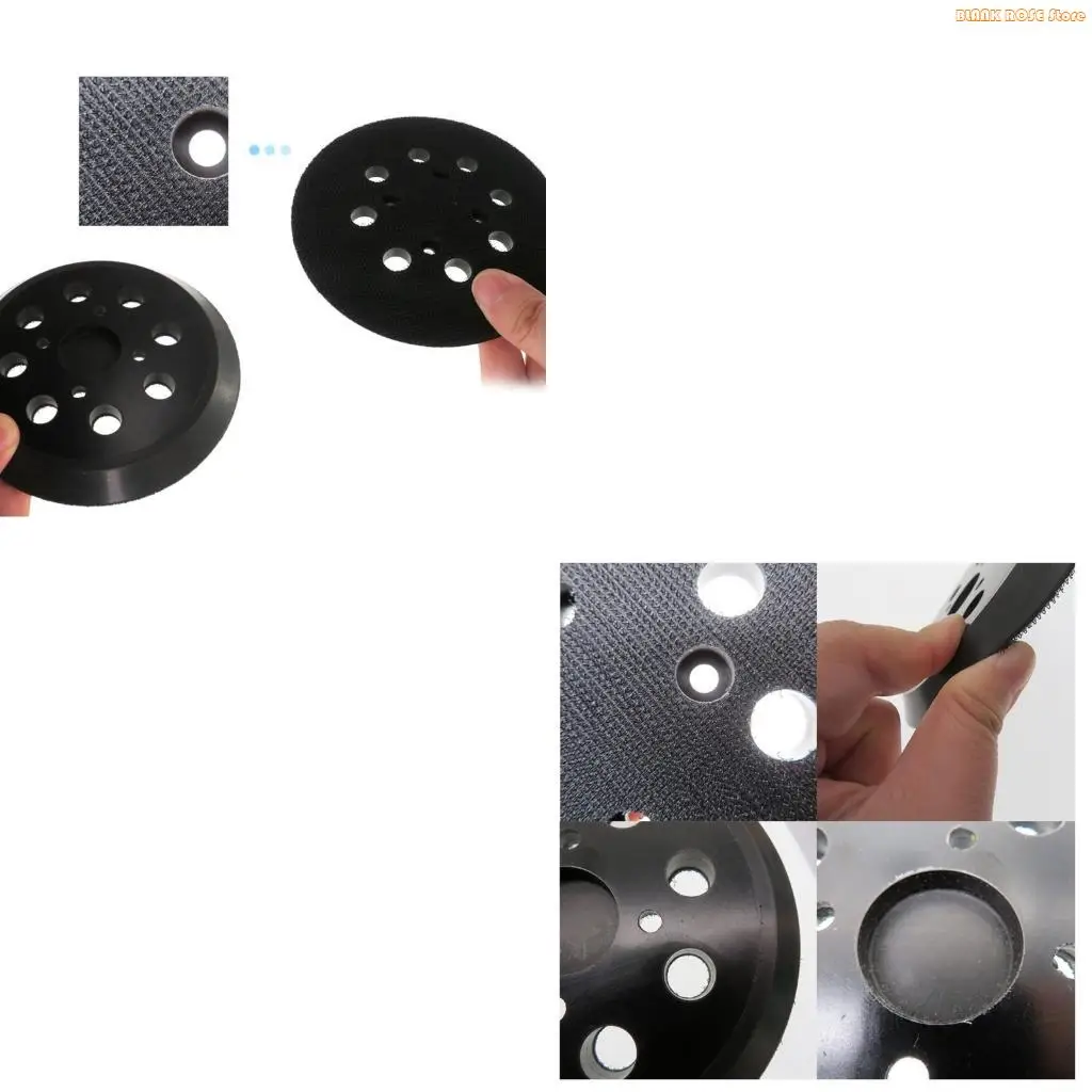 

K1AE 5 -дюймовый шлифовальный диск 8 Определение отверстия для отверстия для мощности.