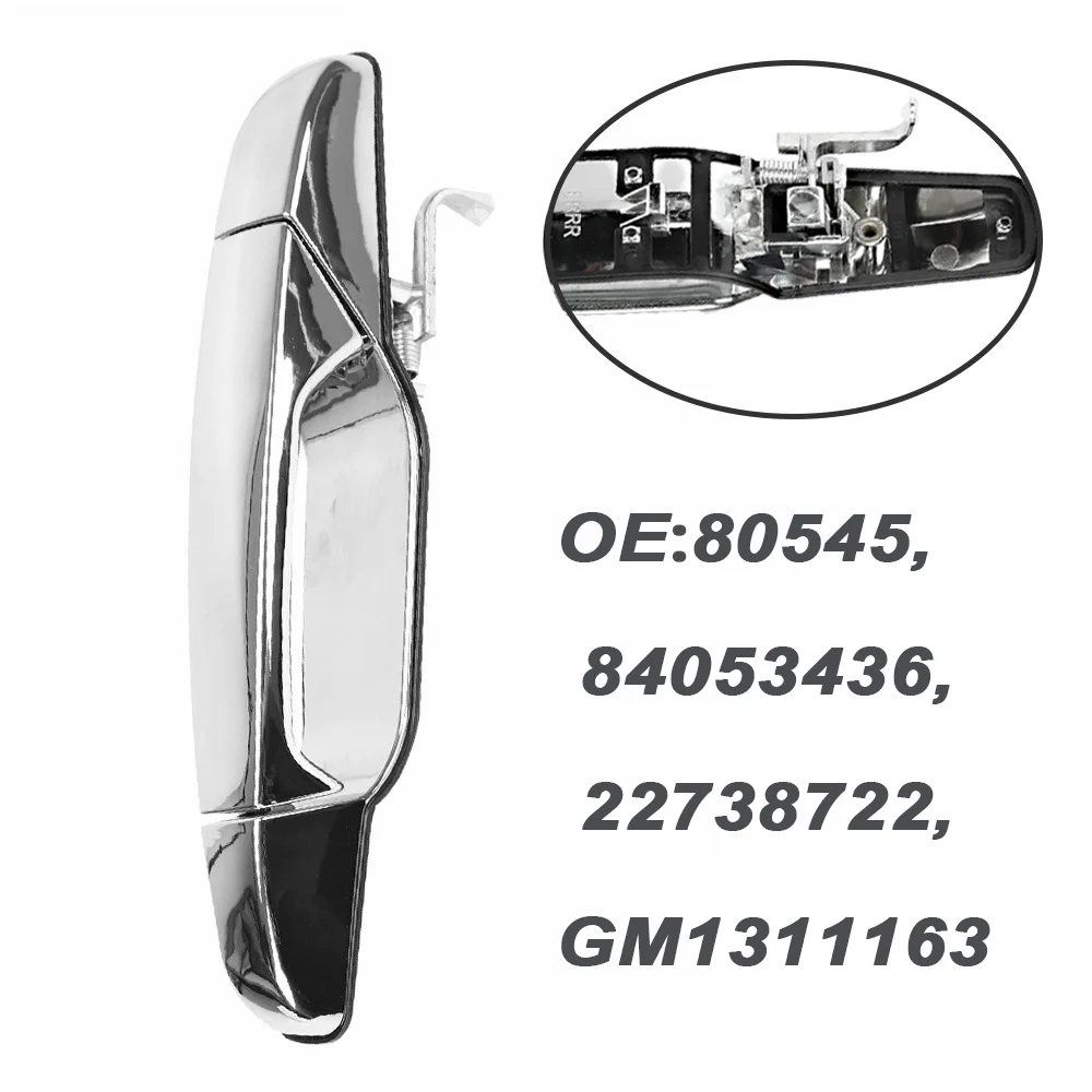 

84053436 80545 22738722 1pc Car Front Right Outer Door Handle Replacement for GMC CHEVROLET Car Accessories GM1311163