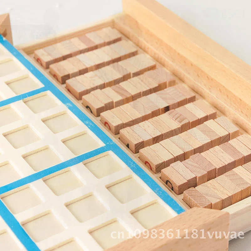 Houten Sudoku 9x9 Spel Schaakbord Educatief Bordspel voor Basisschoolkinderen Logisch Denkspeelgoed