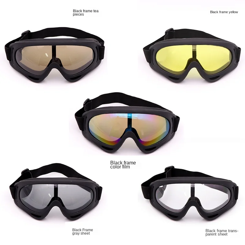 

Outdoor goggles riding motorcycle sports goggles X400 windproof sand fans tactical equipment ski glasses