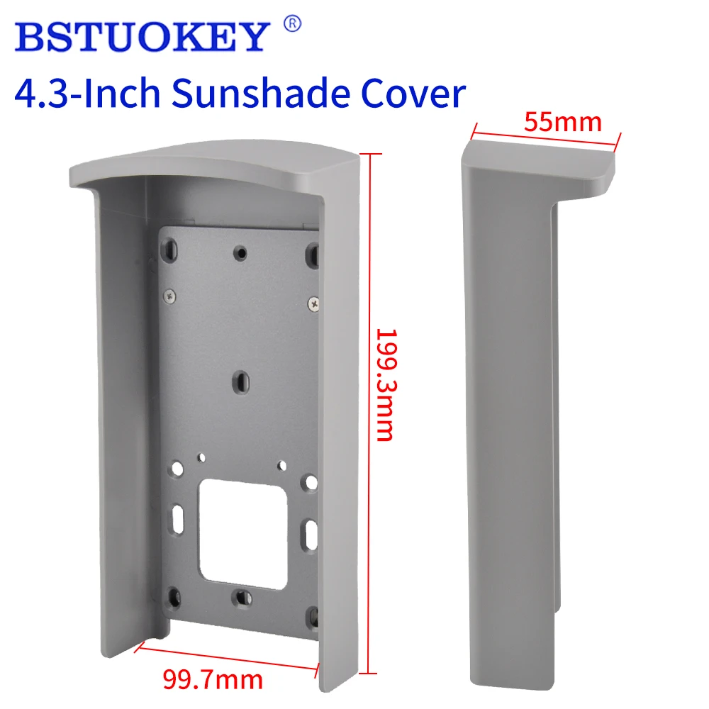 

Rain Cover Rainproof Shell Access Controller Waterproof Shield For Hikvision 4.3inch Face Recognition Rfid Access Control Keypad