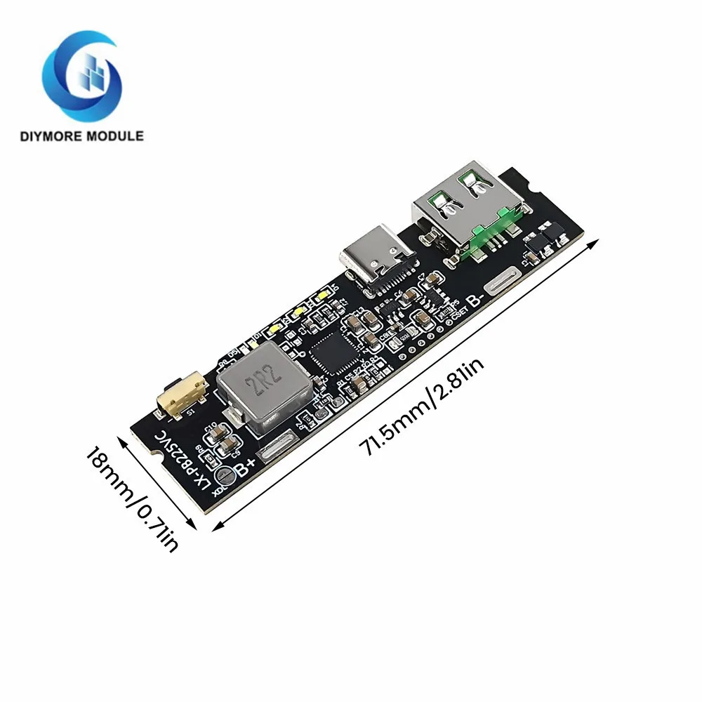 22.5W Bi-directional fast-charging mobile power module Circuit board DIY motherboard kits Light display VOOC support