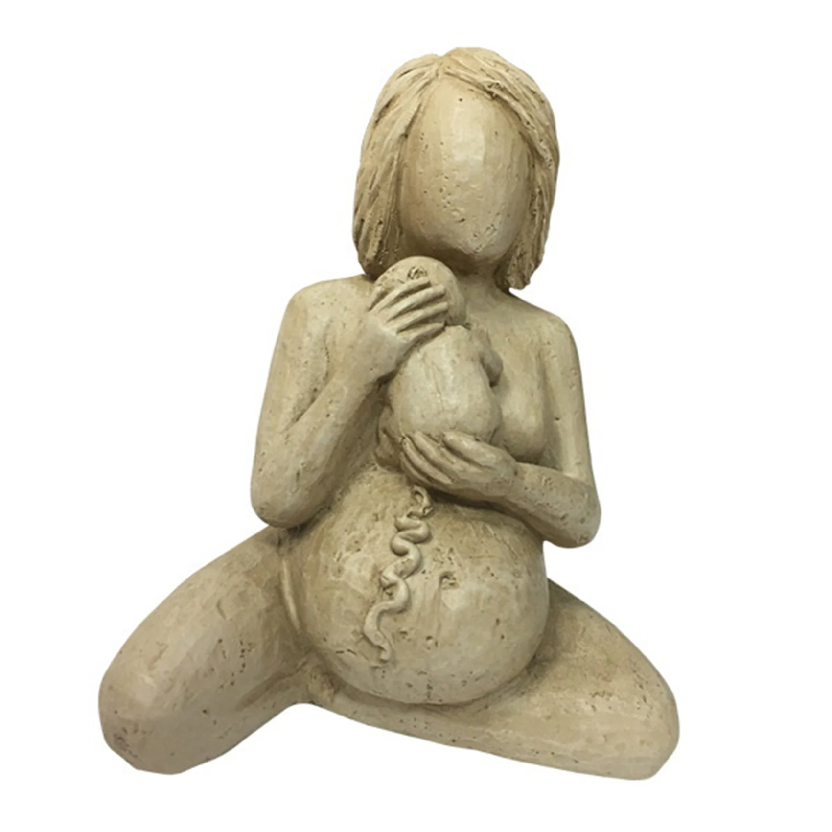 

Birthing Woman Sculpture Resin Crafts Ornaments Mother's Childbirth Statue,Great Mother Statue Collectibles (Postpartum)