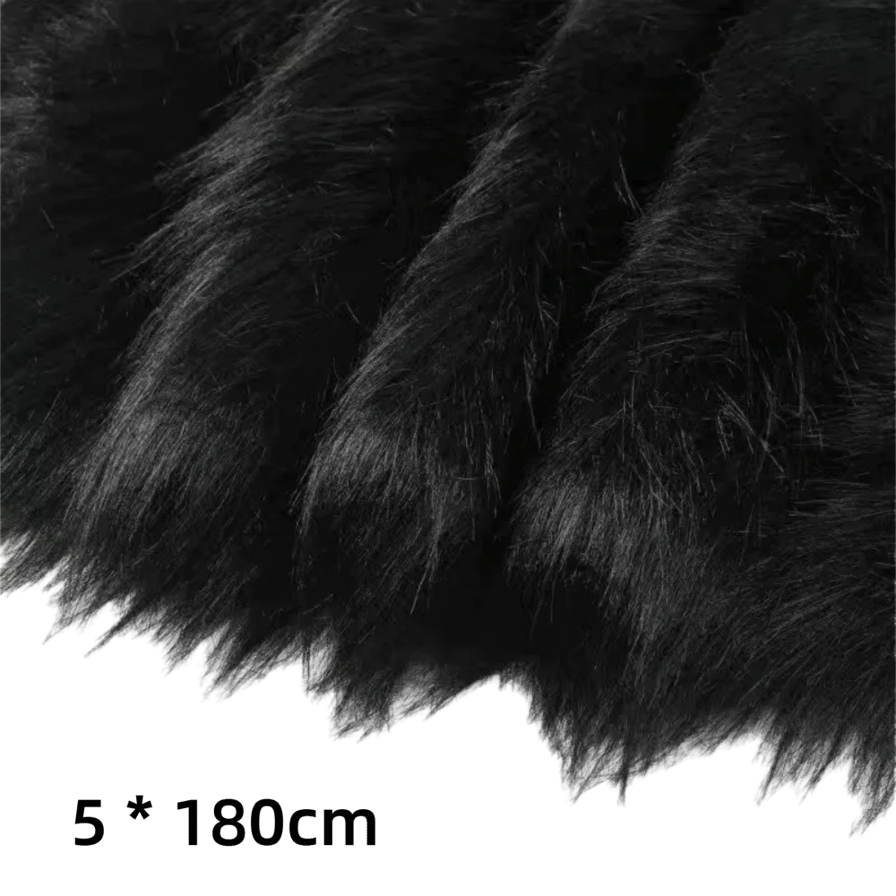 DIY 1.8M Faux Fur Ribbon Tapes Long Trimming Fabric Apparel Sewing Fluffy Trim Sewing Costume Stripe Home Decor