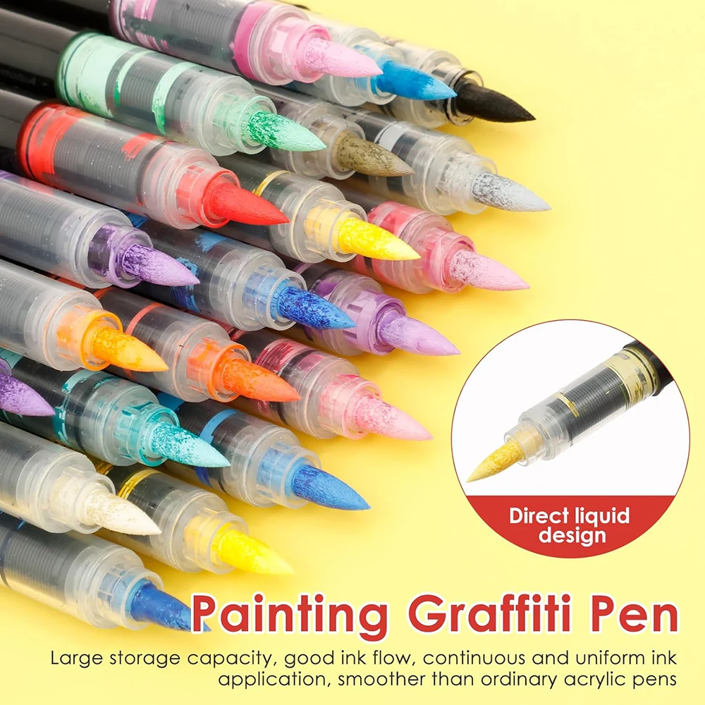 72 Colors Acrylic Markers Set  - Copic Marker Sketch 评论和价格