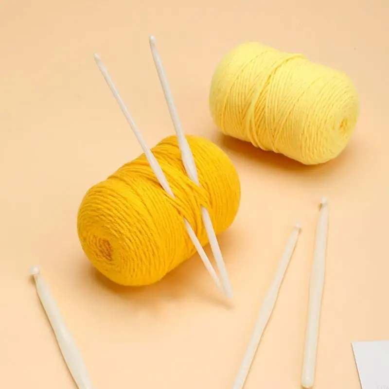 C1FA 9PCS ACRYLICS CROCHET HOUC