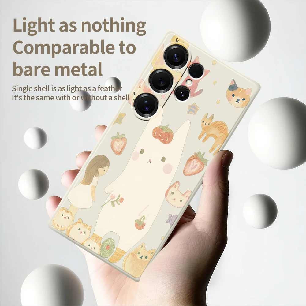 キュートな動物柄スマホケース Samsung Galaxy S25 S24 S23 S22 S21 S20 Ultra Plus S23 FE S21FE S20FE S10 Plus用 シリコンカバー