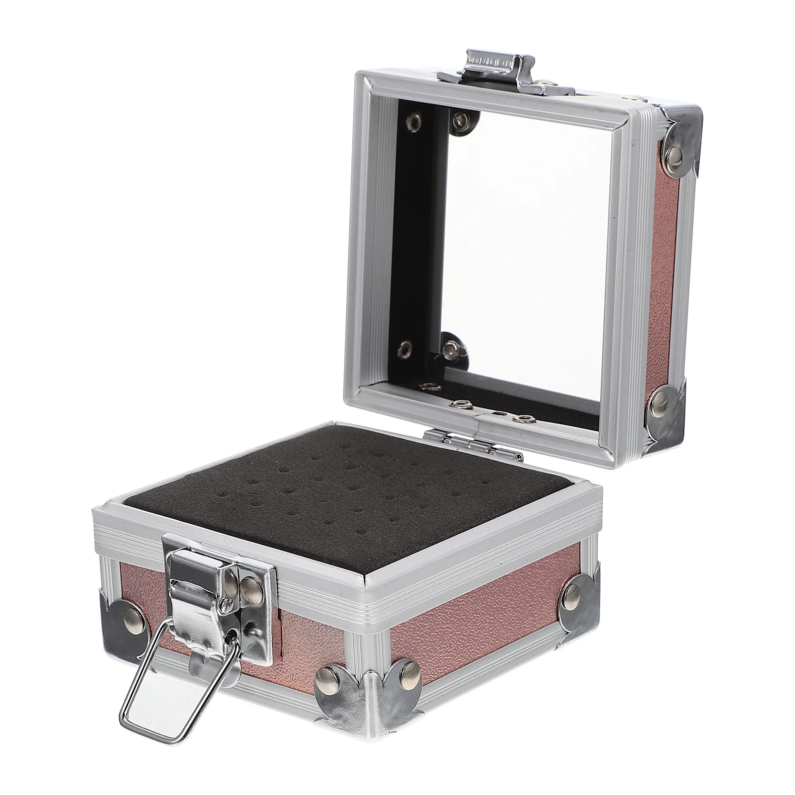 Boîte de rangement de forets à ongles, boîte de rangement robuste en acrylique pour manucure, organisateur de tête de polissage, mallette de rangement pour Salon de manucure, support de tête de meulage