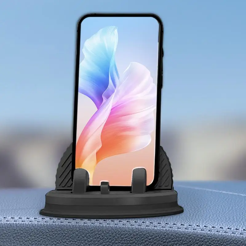 Car Dash Phone Holder Adjustable Smartphone Mount Anti-Slip Dashboard Navigation Bracket Multifunctional Suction Cup Mobile