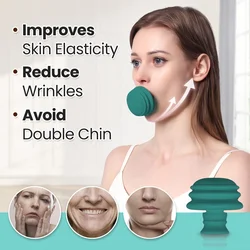 Portable Jaw Face Neck Toning Exerciser for Firm, and Tone Your Skin with V-Shaped Double Face Exerciser - Mouth Exercise