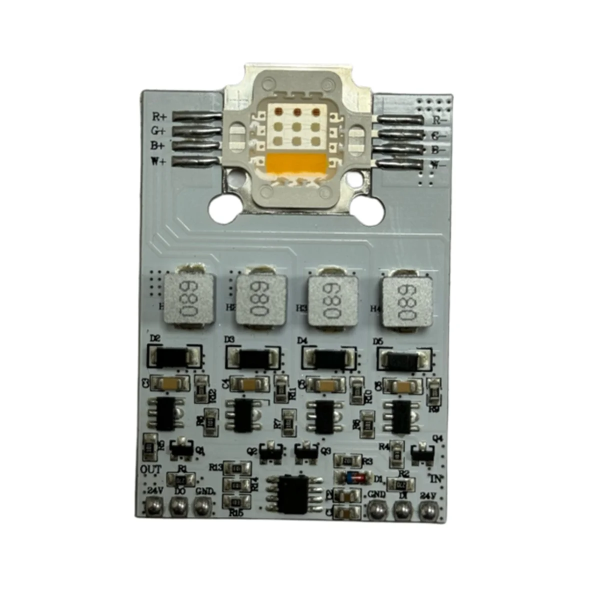 Addressable UCS2904 12W RGBW High Power LED Pixels Module Light DC12V Input RGBW Digital LED Light for Flood Lights(A)