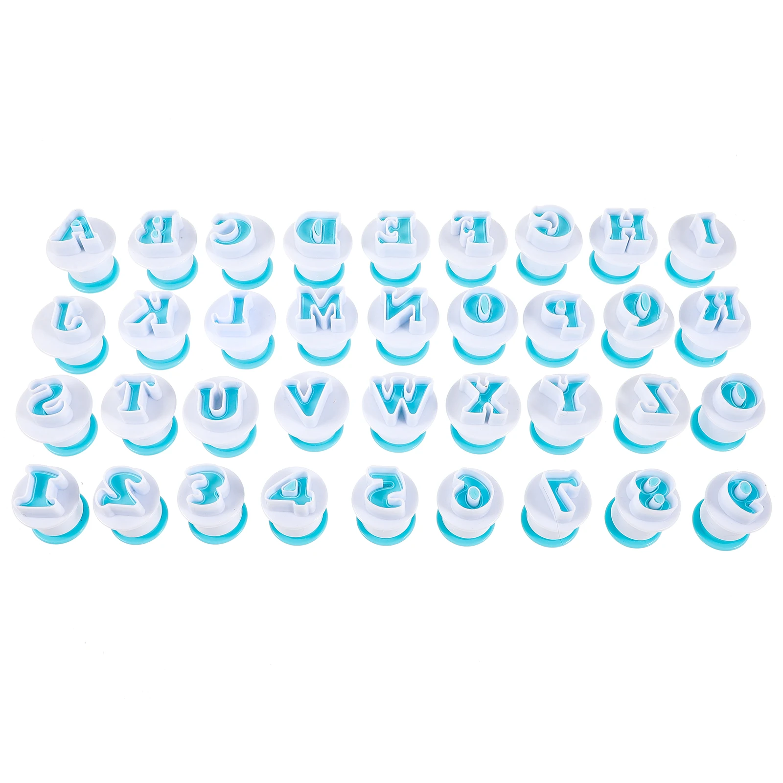 

1 set Plastic Biscuit Molds Cookie Cutters Cute Letter Shapes Baking Chocolate Cake DIY Home Party Festival Use Compact