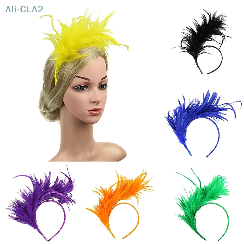 

Explosive Feather Hair Bands Party Party Prom Stage Performance Holiday Carnival Accessories