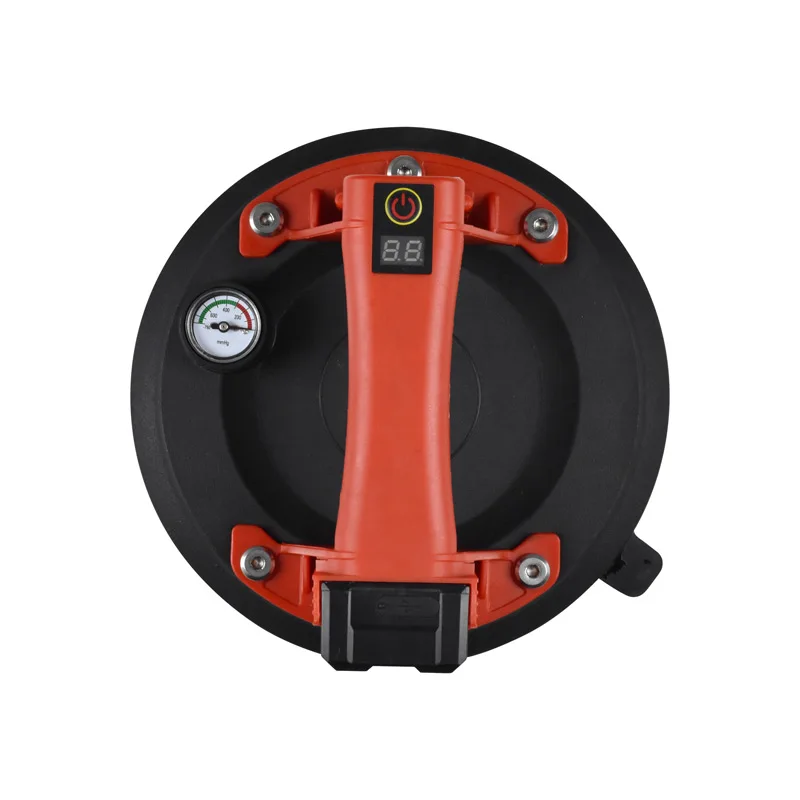 Smart Electric Vacuum Lifter for Glass Tile Handing Tool 8inch Heavy Duty Vacuum Suction Cup System Digital Display