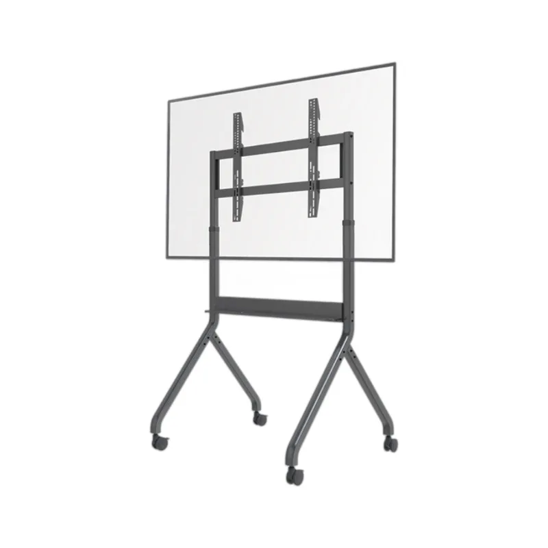 

P220 Electric Herringbone Mobile TV Stand Floor Cart Video Conferencing Hanger 75-90 inches