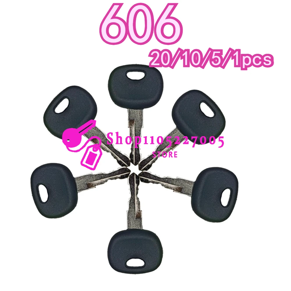 20/10/5/1 قطعة رقم 14606 مفاتيح للحفارة محمل المسار المعدات الثقيلة 606 مفتاح الإشعال لا شعار