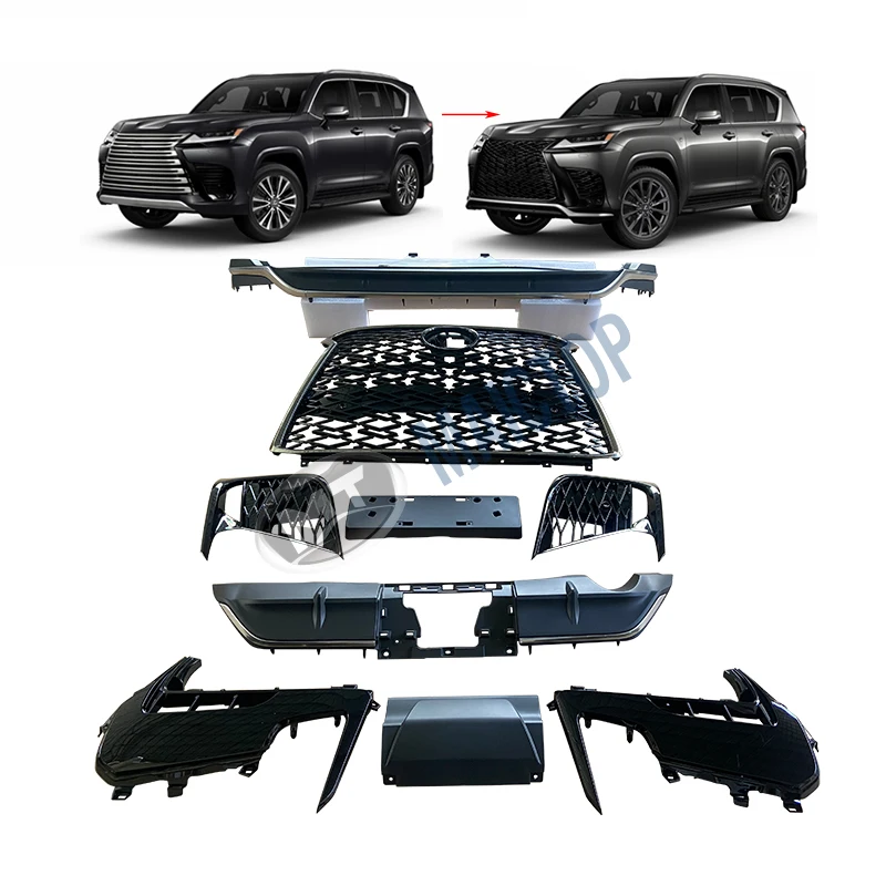 

Maictop Car Accessories Facelift Bumper Grille Body Kit For Lexus Lx600 Upgrade Sport Style 2022 2023