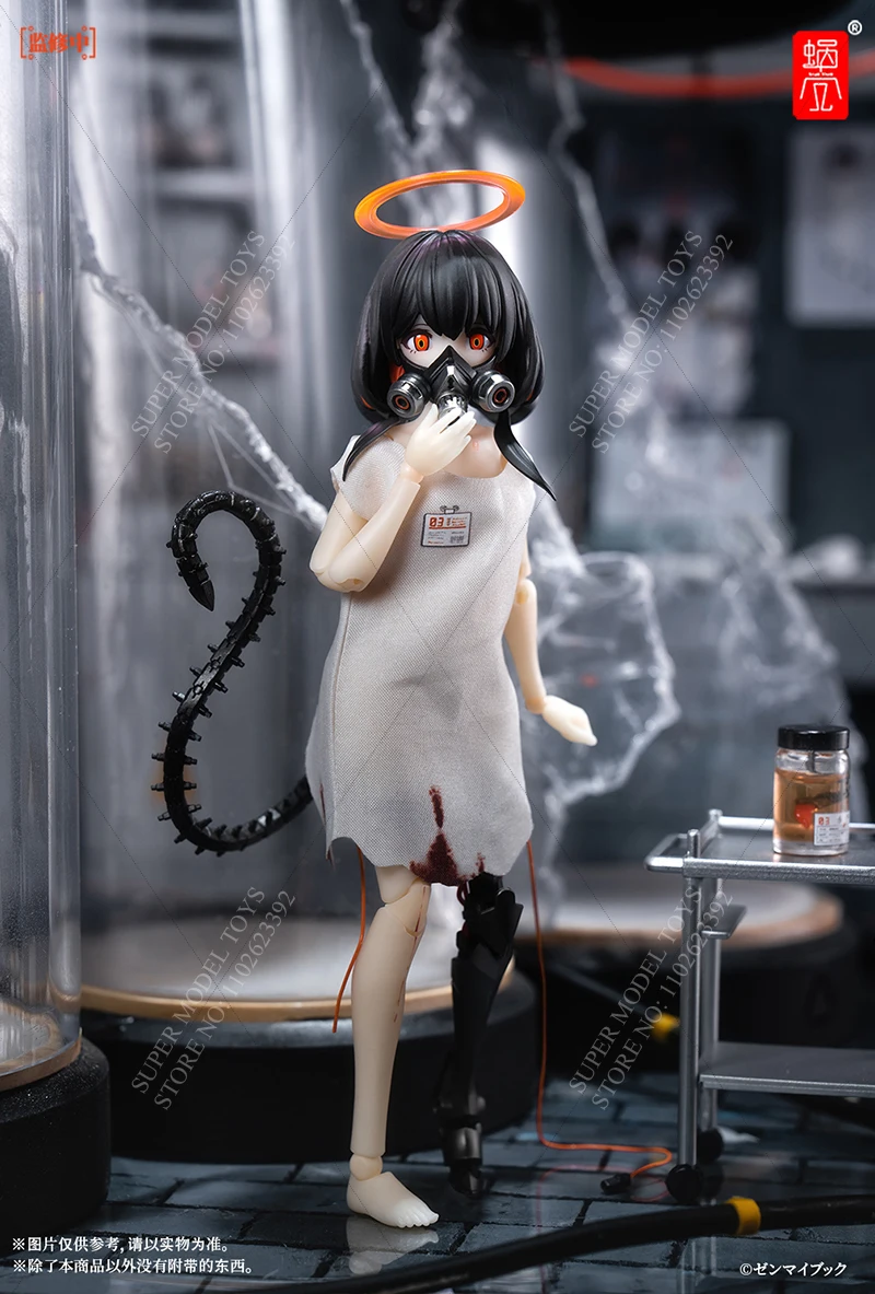 في المخزون مجموعة كاملة من طراز Snail Shell بمقياس جندي نسائي من ثلاث قرود حكيمة مجموعة موديل 6 بوصات