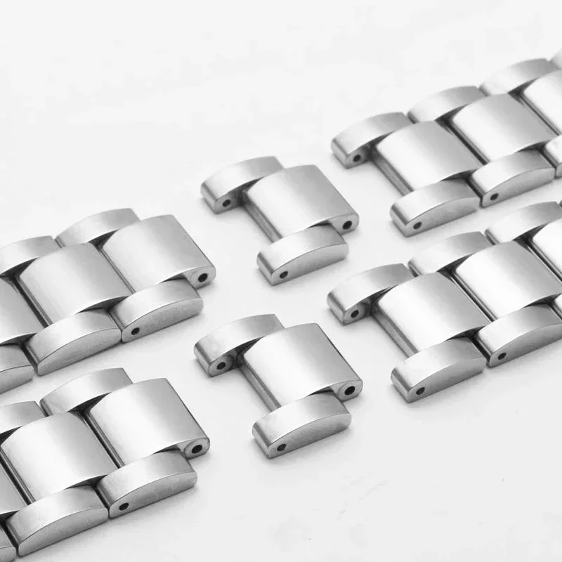 حزام ساعة من الفولاذ المقاوم للصدأ ذو نهاية منحنية لسلسلة ساعات لونجين ماستر كونكويست هيدرو كونكويست L3.642.4 L3.781.4 مقاس 21 ملم