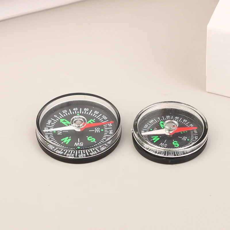 35/40MM Handheld Compass ABS Camping Pocket Compass Portable Navigation Climbing Riding Children Gift Outdoor Survival Gear
