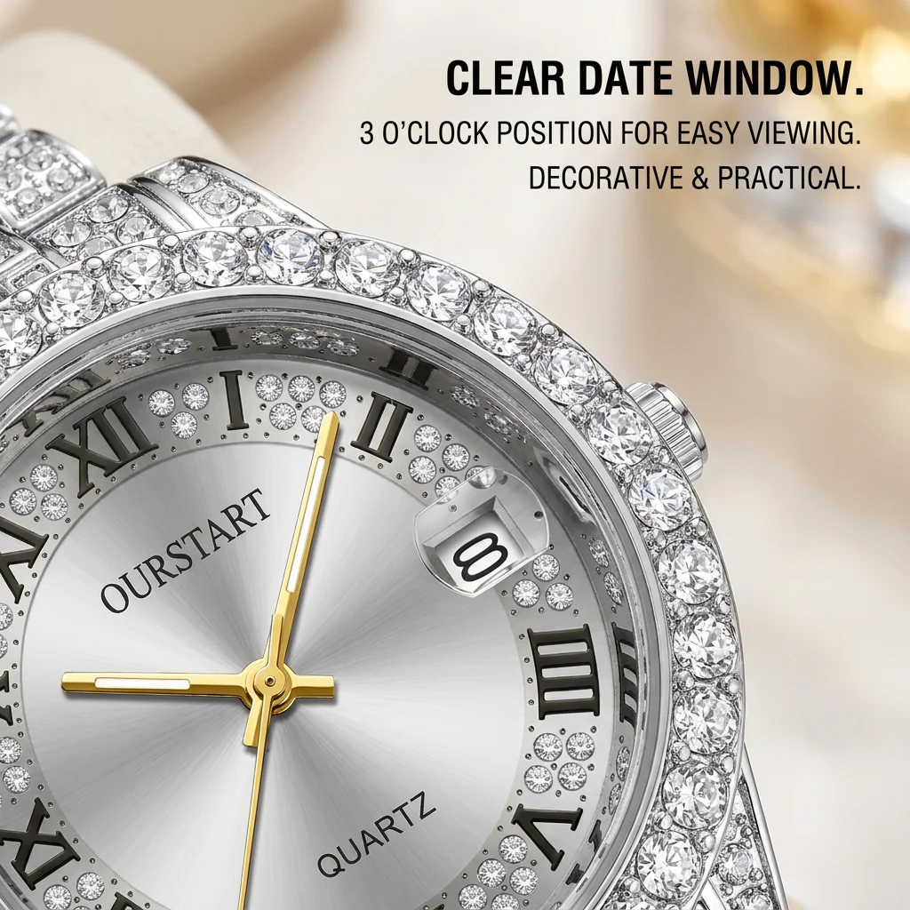 1pcs Women's white dial alloy strap vintage fashion classic fashion details Quartz Watch for business party holiday
