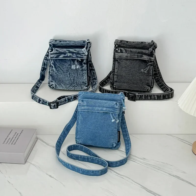 

Denim Super Popular Niche Solid Sewing Shoulder Bags for Women on Sale 2026 High Quality Single Sweet Versatile Crossbody Bags