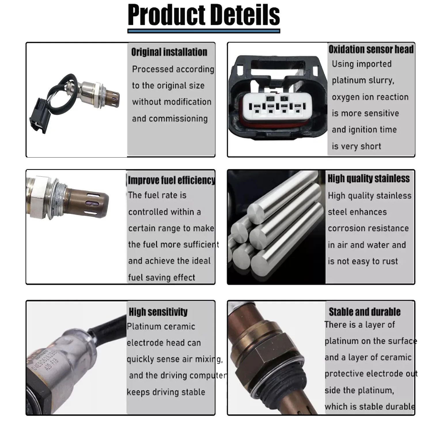 Rear Lambda Oxygen O2 Sensor 234-4595 For NISSAN ALTIMA JUKE MICRA NOTE PATHFINDER TEANA SUNNY 2010-2017 226A0-1HC0A 226A0-1KC0A 5