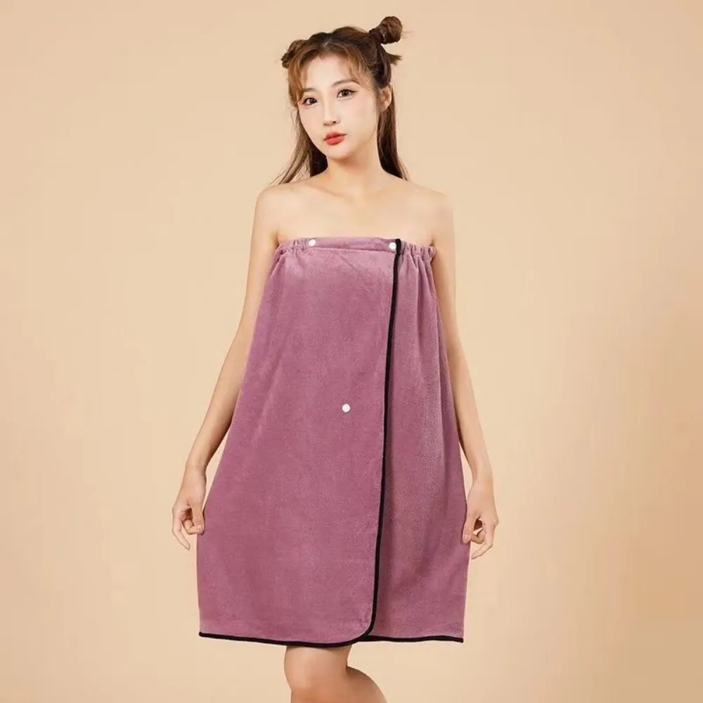 

Beach Towel Microfiber Lady Bathrobe Cartoon Thickened Bath Skirt Comfortable Soft Spa Bathrobes Girl