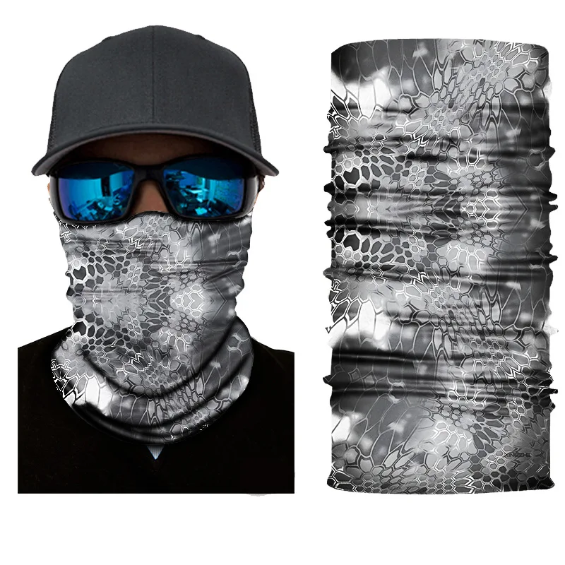 Summer Bandana Cycling Hiking Neck Scarf Sunscreen Scarf Sports Seamless Quick-drying Mask