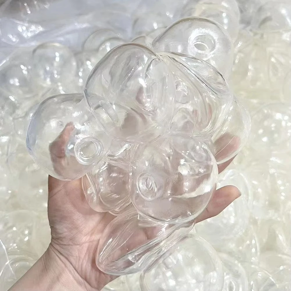 10 pièces Moules de moulage TRP pour bijoux sphériques, outils DIY pour la création de boules à presser artisanales à rebond lent