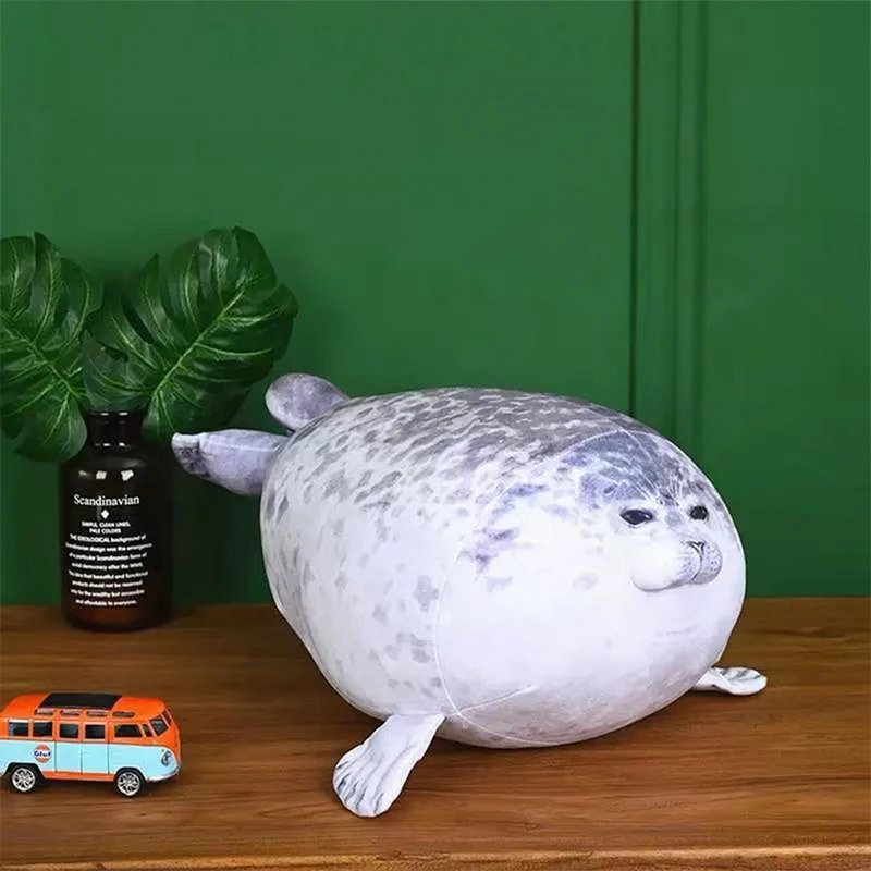 

Kawaii мягкая плюшевая игрушка с тюленкой, мягкая мягкая подушка с тюленкой, кукла для детей, подарок на день рождения, Рождество, мягкая кукла, плюшевая кукла, оптовая продажа