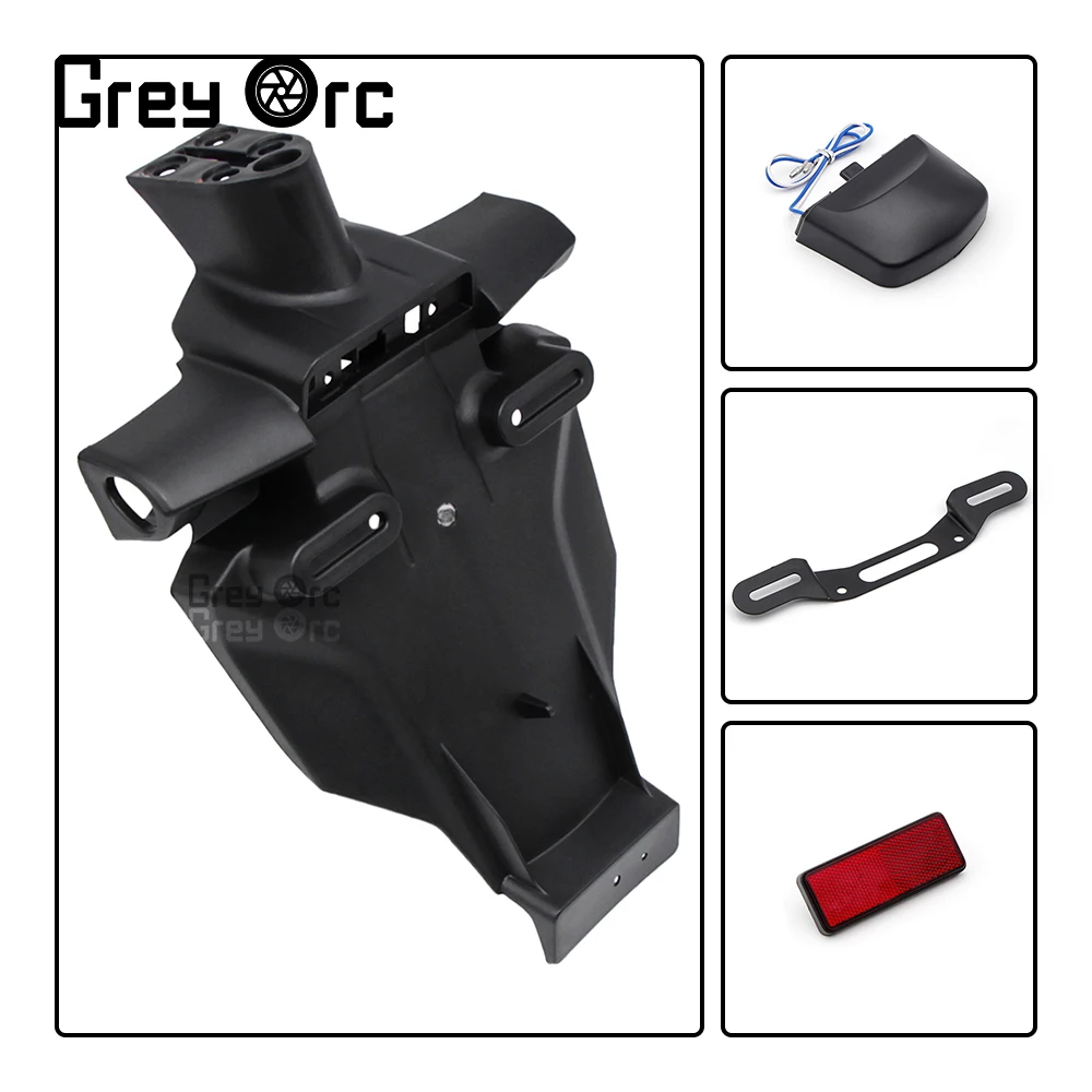 الحاجز الخلفي قطعة من نسيج لوحة ترخيص بدوره حامل مصباح الإطار لياماها YZF R1 YZF-R1 2004 2005 2006 دراجة نارية الملحقات