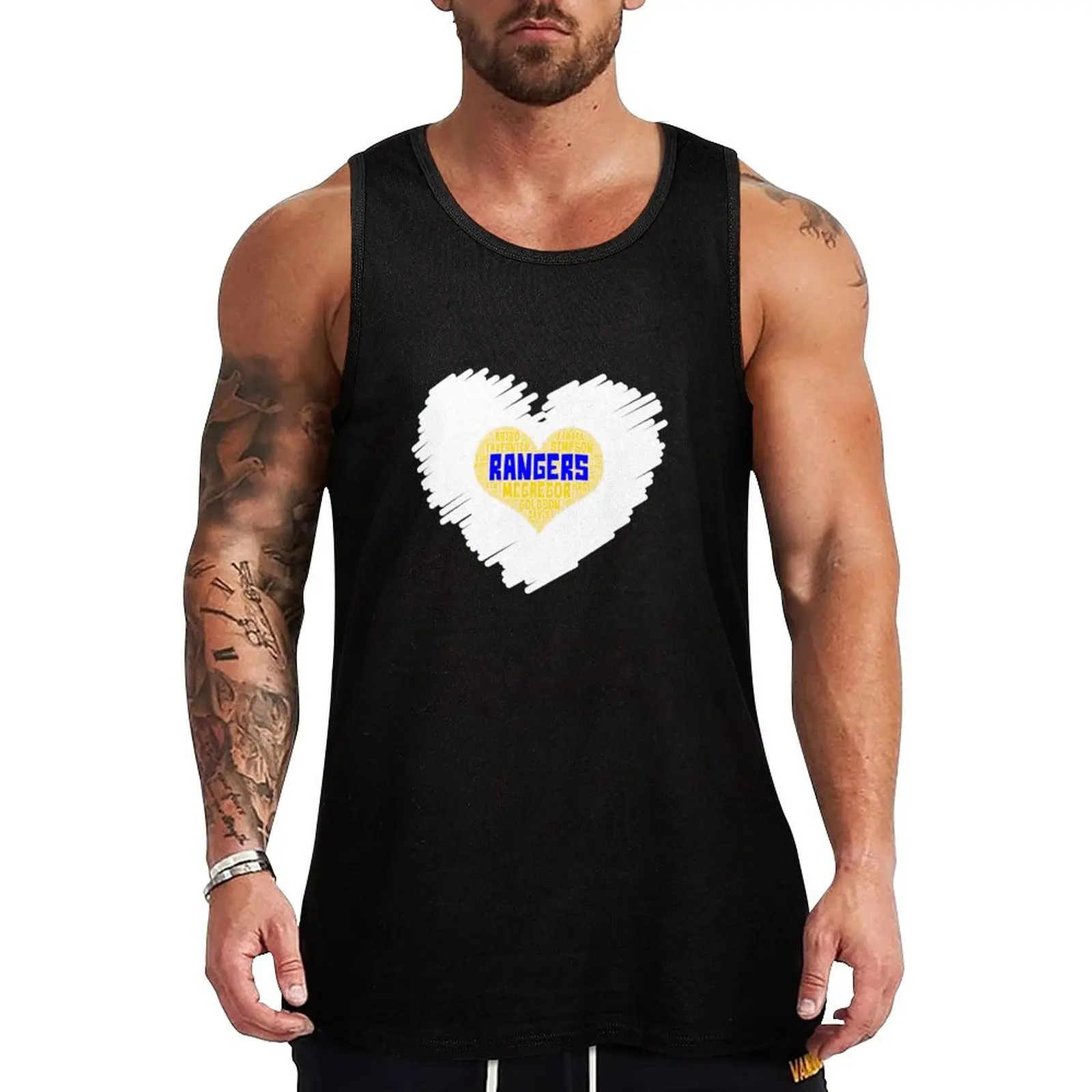 

Champions Heart Shape Tank Top Top summer Clothing gym clothes for man sleeveless tshirts for men