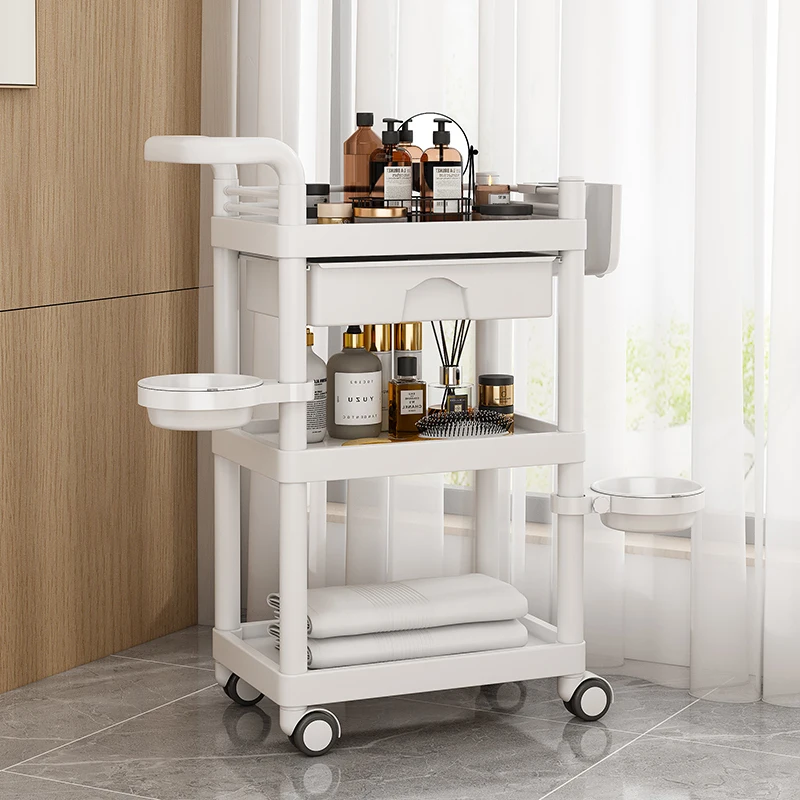 

Beauty Hairdressing Multifunction Salon Trolley Cosmetic Lash Salon Trolley Storage Carrito Auxiliar Beauty Furniture HYST