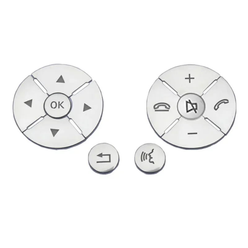 Car Interior Modification Central Control CD Air Conditioning Window Lifting Button Trim Sticker Fit For Mercedes Benz C GLK