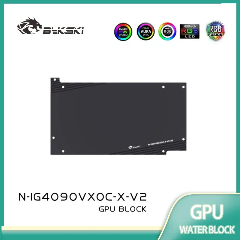Bykski Water Block for Colorful GeForce RTX 4090 Advanced / LAB OC GPU Card Three-layer Structure Design N-IG4090VXOC-X-V2