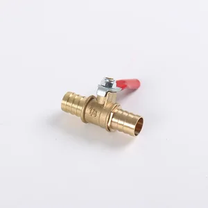 Válvula de esfera para o desligamento da torneira, válvula de esfera de bronze pequena, mangueira em linha, água, óleo, ar, gás, linha de combustível, 1/4,6mm, 8mm, 10mm, 12mm 8 principais vendas válvula para lavatório - №5